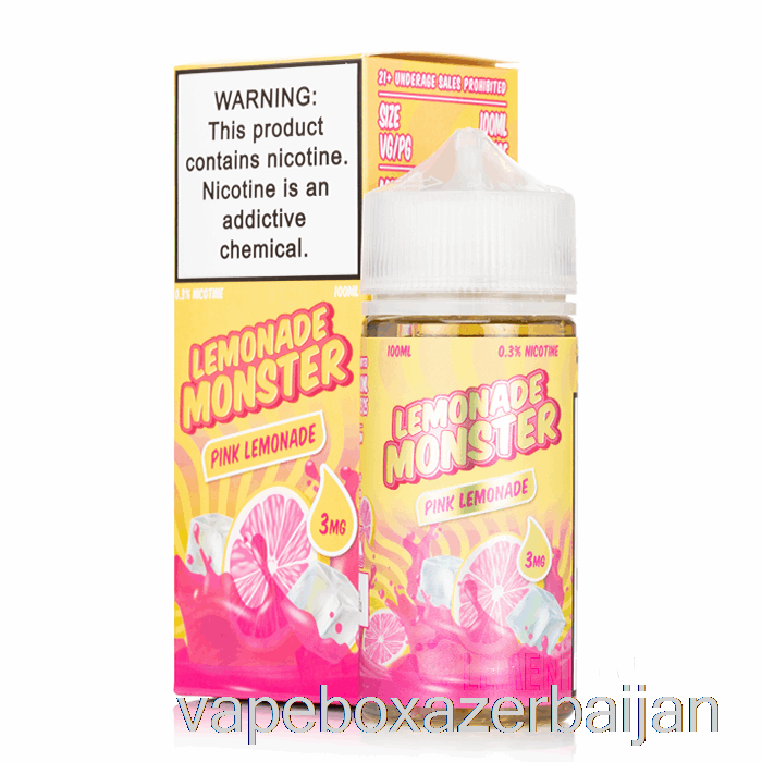 Vape Baku Pink Lemonade - Lemonade Monster - 100mL 6mg